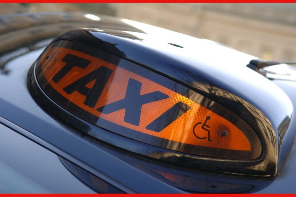 Taxi Cab in Alvington