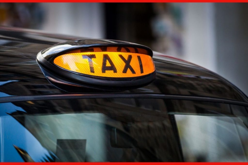 Taxi Cab in Kingsbury Episcopi