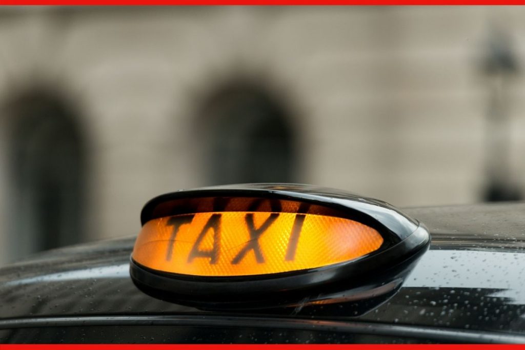 Taxi Cab in Up Mudford