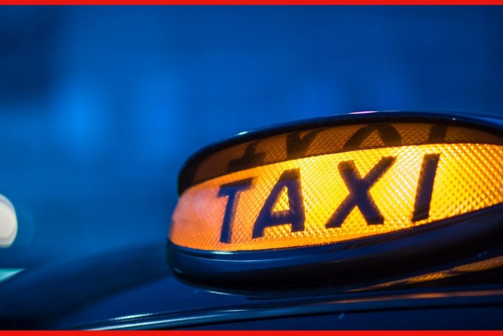 Taxi Cab in Yeovil Marsh